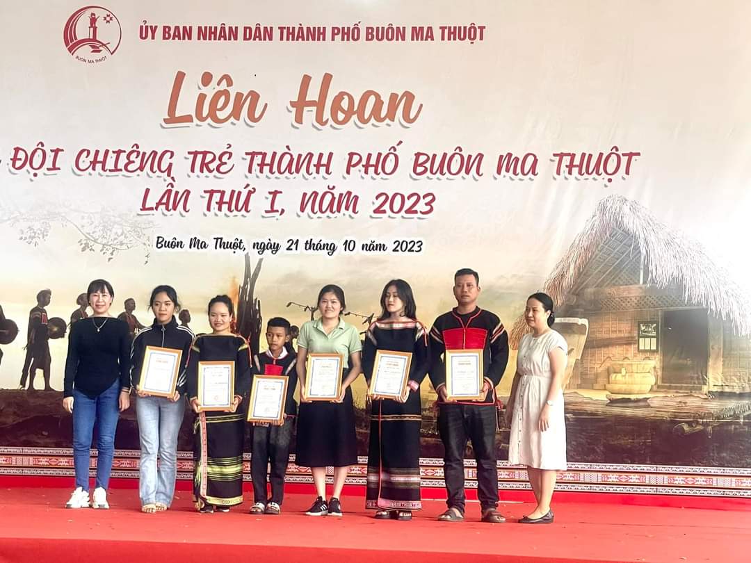 Liên hoan các đội chiêng trẻ thành phố Buôn Ma Thuột lần thứ I năm 2023.